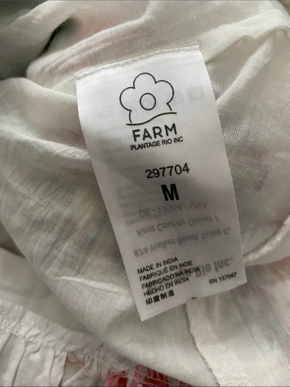 Farm Rio Layered Mix Print Dress. M. - Picture 7 of 9